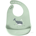 Food Grade Waterproof Silicone Bibs for Baby Bibs